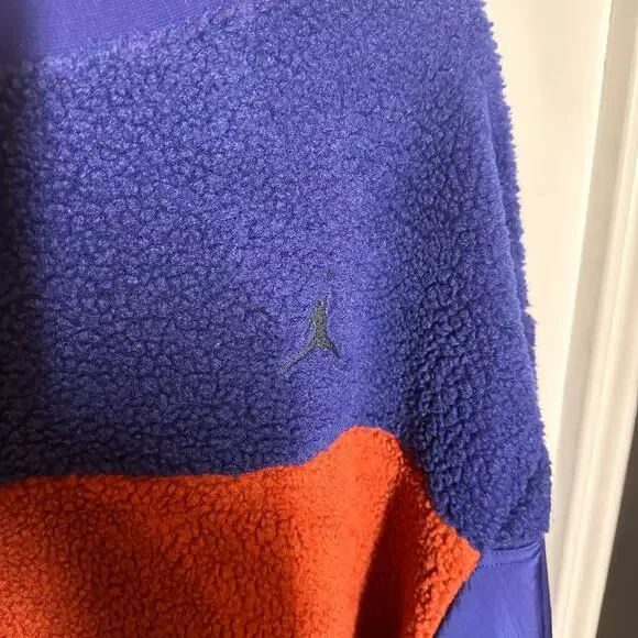 Nike Air Jordan Fleece Color Block Retro Matching Set Sweatshirt Sweatpants XXL - Picture 4 of 16